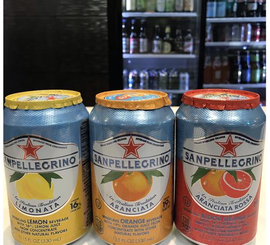 San Pellegrino Cans