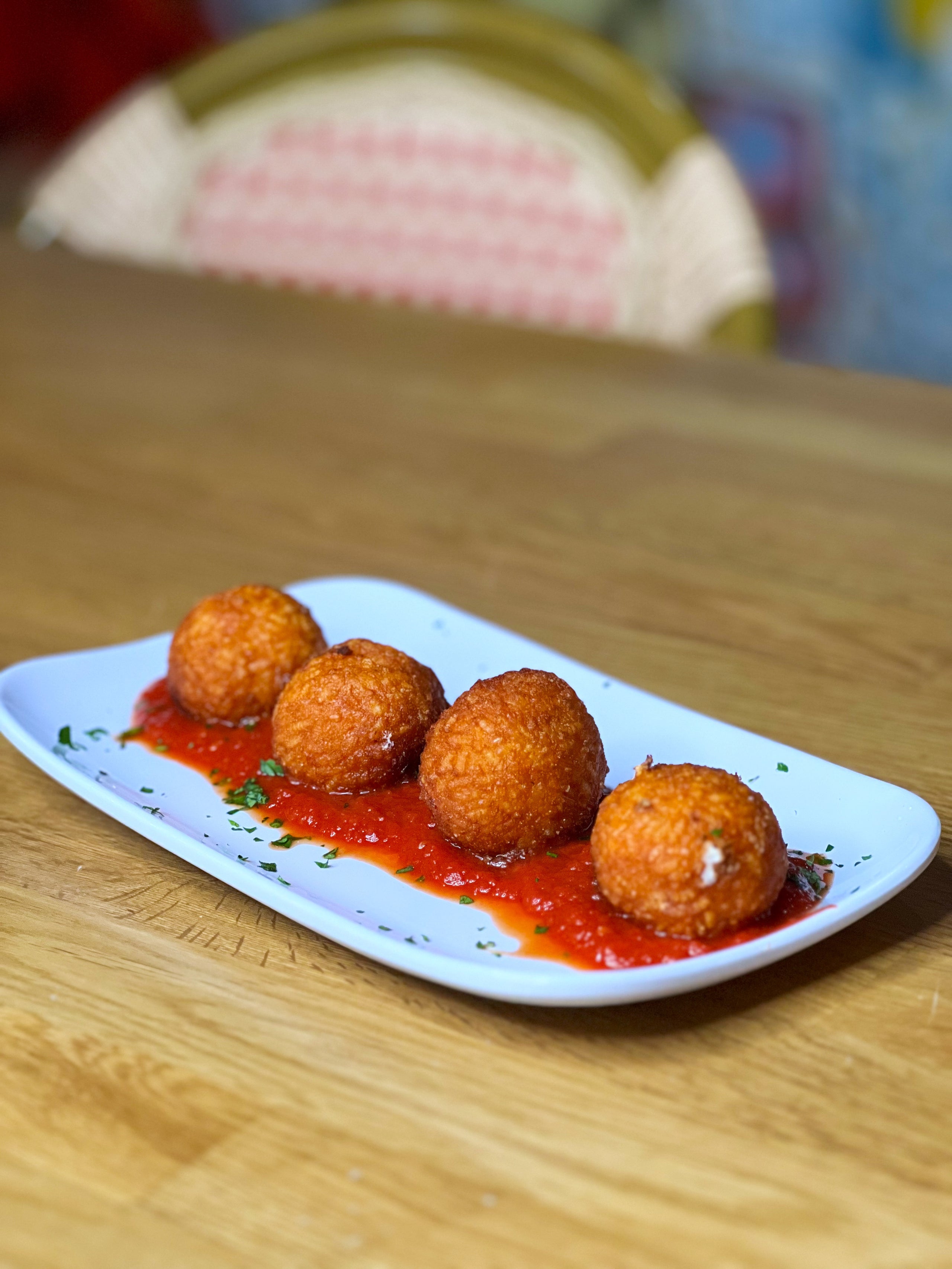Arancini with Eggplant