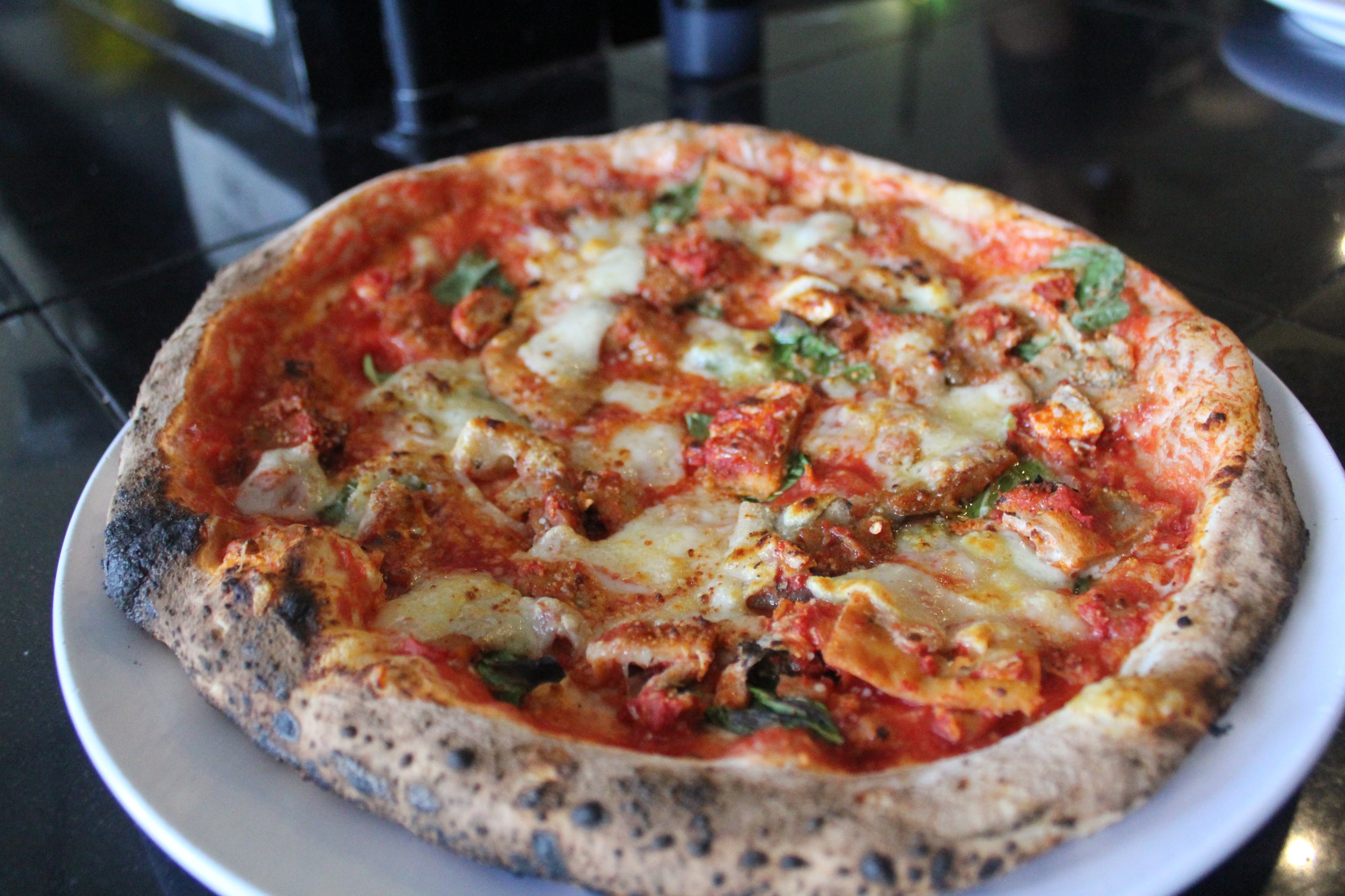 Eggplant Parmesan Pizza