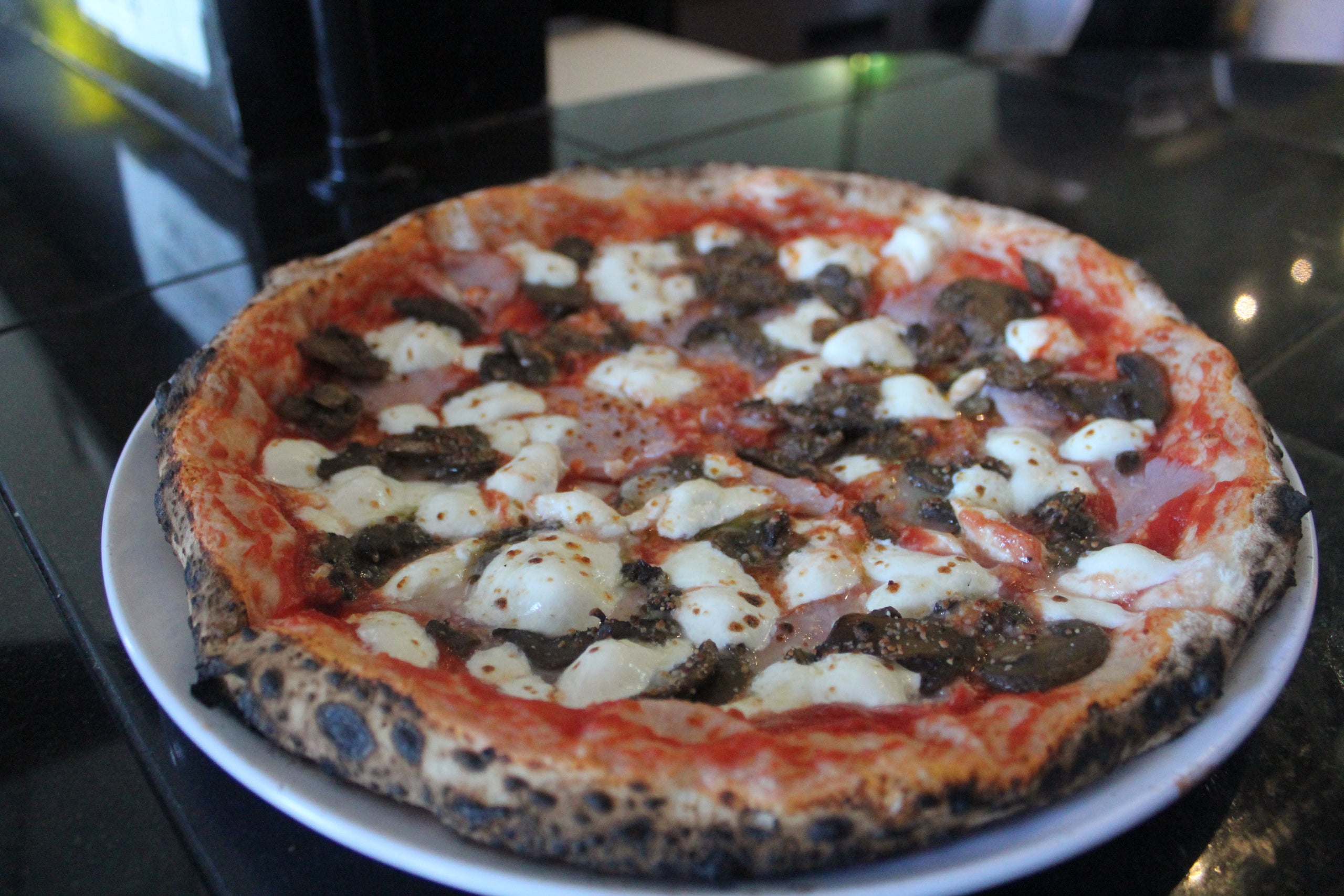 Ham & Mushroom Pizza